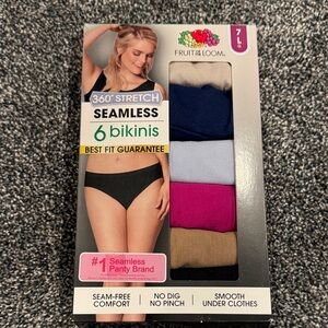 Fruit of the Loom Bikini Underwear - Multi-Color Pack of 6